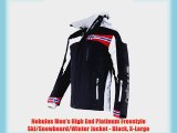 Nebulus Men's High End Platinum Freestyle Ski/Snowboard/Winter Jacket - Black X-Large