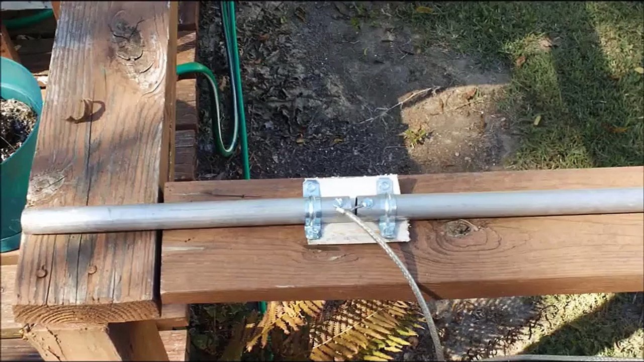 Homemade VHF Scanner Radio Dipole Antenna