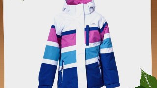 Trespass Girls Talia Ski Jacket-White-11-12