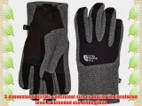 The North Face Men's Denali Etip Glove - Charcoal Grey Heather/TNF Black Large