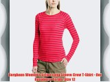 Berghaus Women's Stripe Long Sleeve Crew T-Shirt - Hot Raspberry Stripe Size 12