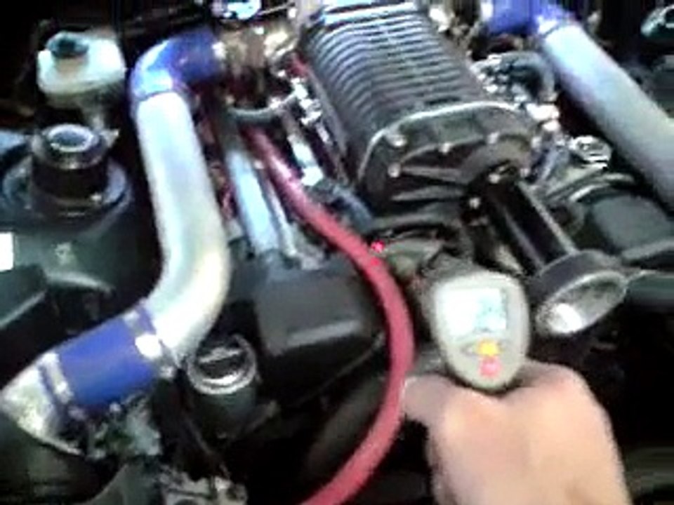 Supercharged LS400 Lexus First dyno run 1/2