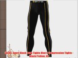 SKINS  Sport Black Long Tights Men's Compression Tights - Black/Yellow XS