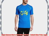 Helly Hansen Men's Cool Short Sleeve - Cobalt Blue Print Large