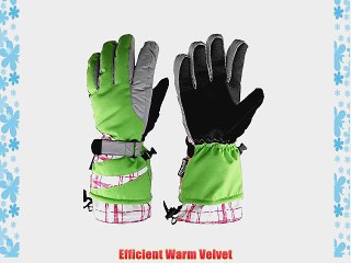 Download Video: Modovo High Quality Winter Waterproof Outdoor Ski Gloves Aqua