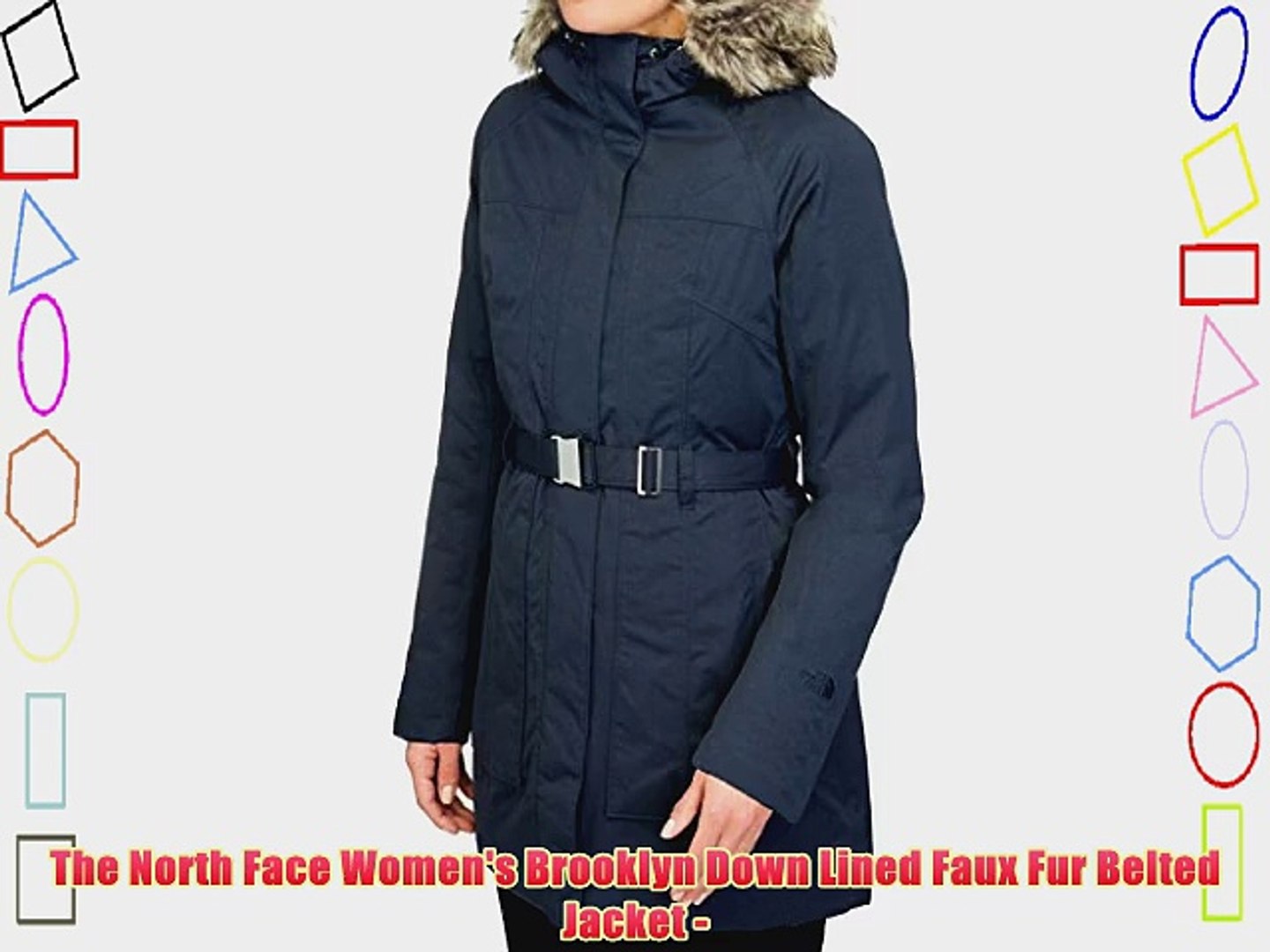 The North Face Women S Brooklyn Down Lined Faux Fur Belted Jacket Video Dailymotion