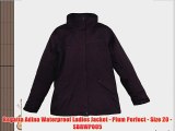 Regatta Adina Waterproof Ladies Jacket - Plum Perfect - Size 20 -SBRWP005