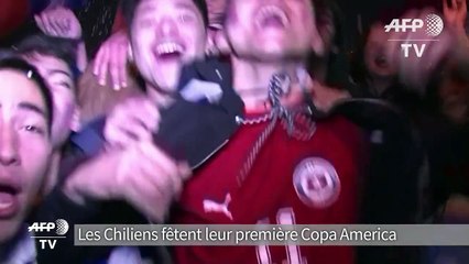 Les Chiliens fêtent leur première Copa America