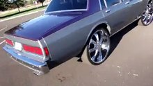 box chevy caprice on 26's