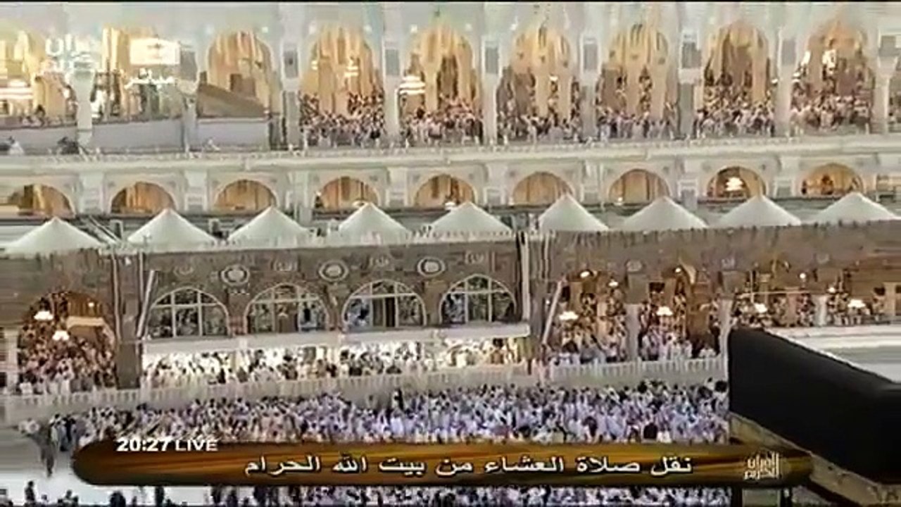 بكاء إمام الحرم المكي في يوم مقتل اسامة بن لادن مؤثر.