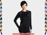 Berghaus Women's Thermal Basecrew Long Sleeve Base Layer - Black/Coal Marl Size 18