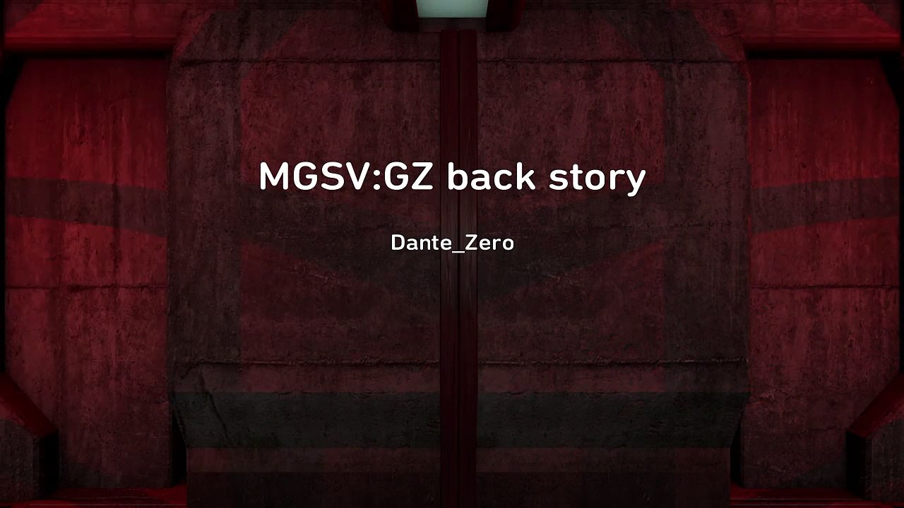 MGSV Ground Zeroes Back Story in pictures