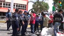ENFRENTAMIENTO ENTRE MANIFESTANTES Y POLICÍA DE CUAUTITLÁN IZCALLI