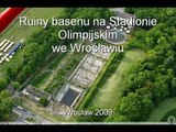 Ruiny basenu na Stadionie Olimpijskim we Wrocławiu