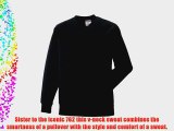 Russell Workwear V-Neck Sweatshirt Top (2XL) (Black)