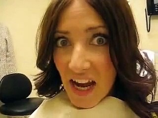 Chelsea at the dentist, 6 cavities =D