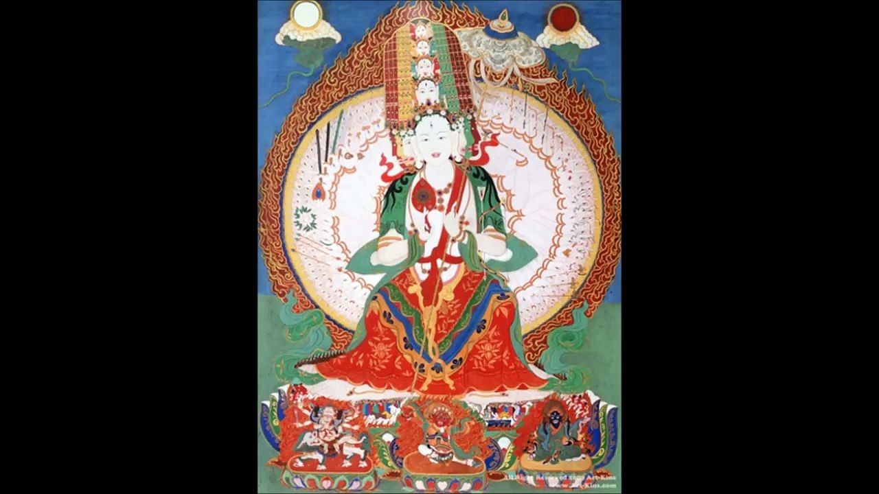 六字大明咒 The Six Character Great Bright Mantra Om Mani Padme Hum 六字大明陀羅尼