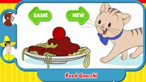 Curious George Feed Gnocchi Cartoon Animation PBS Kids Game Play Walkthrough