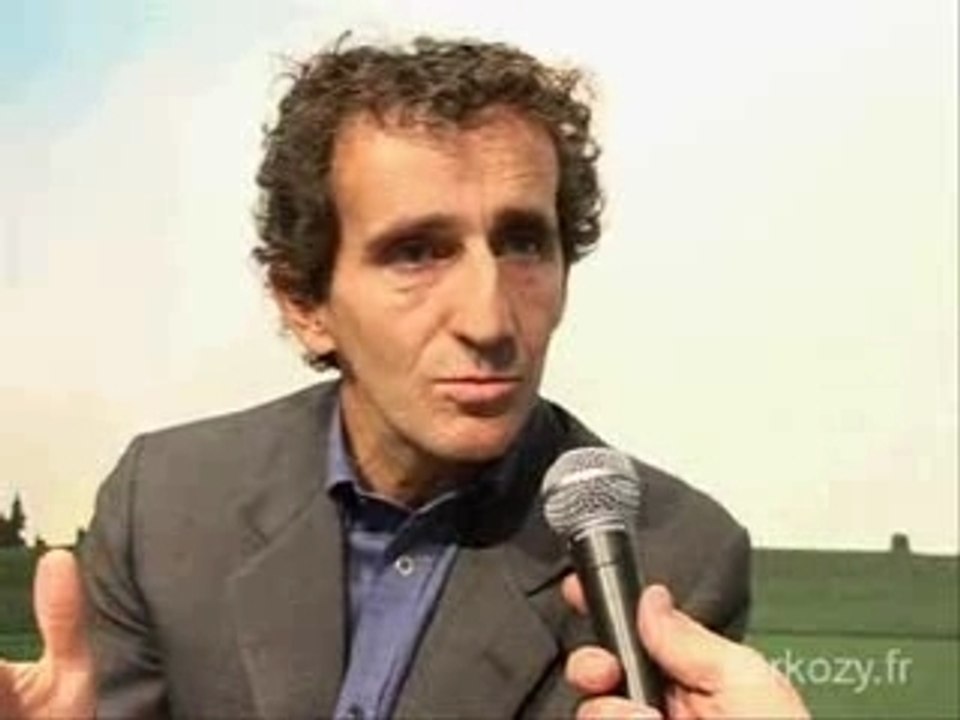 Alain Prost soutient Nicolas Sarkozy