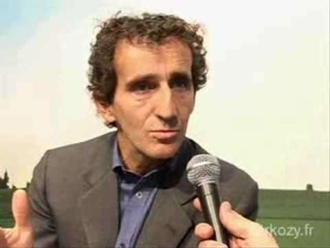 Alain Prost soutient Nicolas Sarkozy