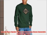Volcom Men's Upside Fleece Crew Neck Long Sleeve Sweatshirt Jungle Green Large
