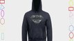 DC Comics Men's DC0000456 DC Comics Official Superman Steel Plate Logo Hooded Long Sleeve Hoodie