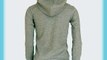 BCPOLO zipper hoodie jumper Zip-Hoodie Solid Cotton Zip-up hoodie jacket-gray XXL