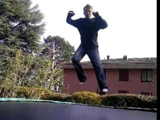 Julos doing 17 backflip