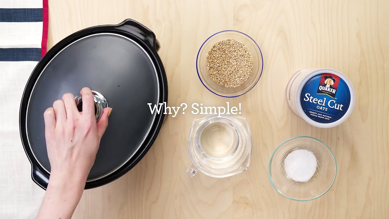 How to Make Slow Cooker Oatmeal | Quaker