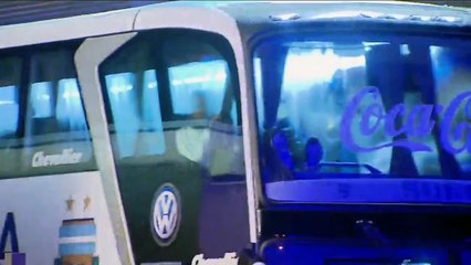 Argentina llegó a Ezeiza con caras de ogro y sin ningún hincha a la vista