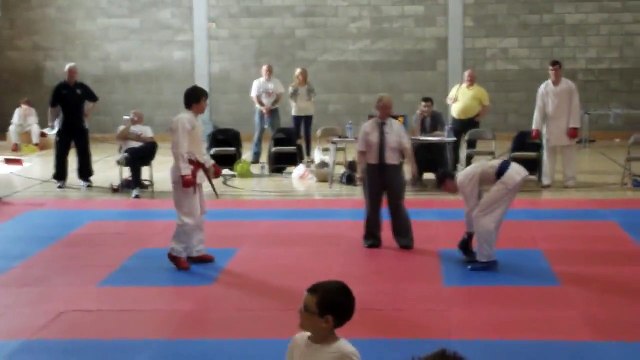 Wado Ryu Karate Kumite (Fight) 2012 - Liam Scott