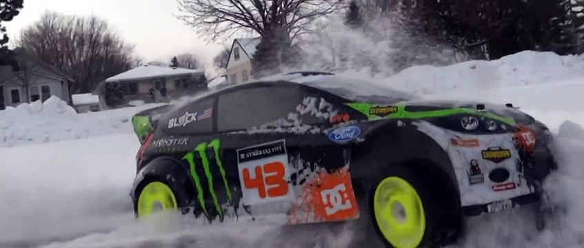 Ken Block Gymkhana | 1/8 HPI KenBlock WR8 RC - Snow Rally