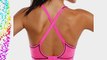 La Isla Women's Racerback Full Coverage Wirefree Comfort Sports Bra Hot Pink 34 C