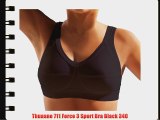 Thuasne 711 Force 3 Sport Bra Black 34C