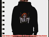 Wellcoda | Bob Marley Skeleton Mens NEW Face Reggae Black Hoodie Back XL