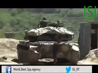 Pakistan Army Tank Firing Amazing Shot On TTP Hideout - Must Watch