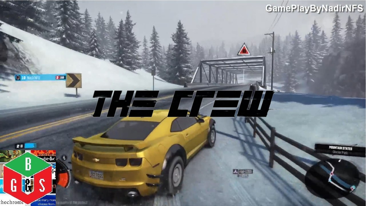 The Crew Beta - The road from MIDWEST Black Hills to MOUNTAIN STATES Glacier Park Gmeplay PS4, PC