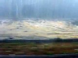 Очаг лесо-торфяного пожара из окна поезда №102