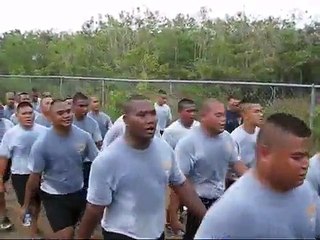 CNMI SAIPAN POLICE TRAINING 20th CYCLE PHYSICAL FITNESS.wmv