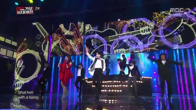 [K-POP] Tiffany(少女時代) & Key(SHINee) - Bang Bang (Gayo Daejun 20131231) (HD)