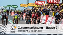 Zusammenfassung - Etappe 2 (Utrecht > Zélande) - Tour de France 2015