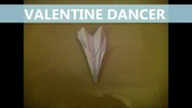 How to Make a Paper Airplane that Flies and Spins Crazy (Valentine Dancer)