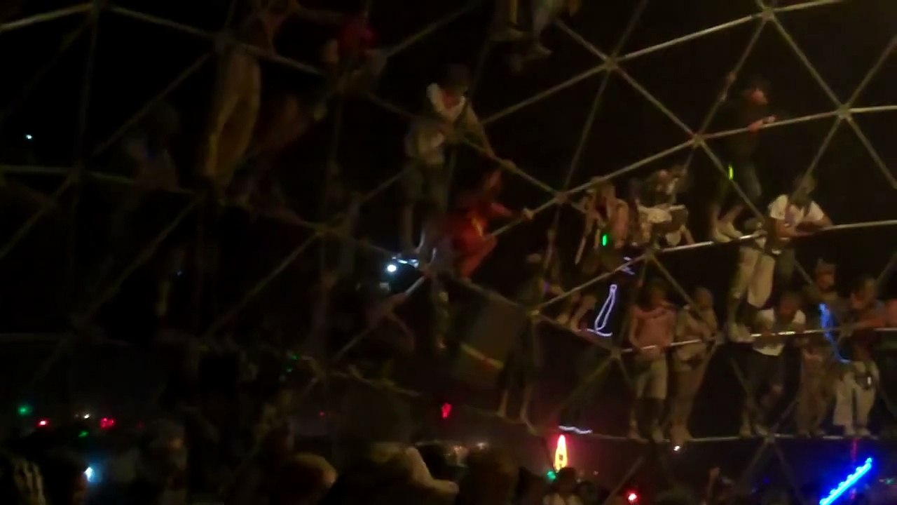 Burning Man playa thunder dome