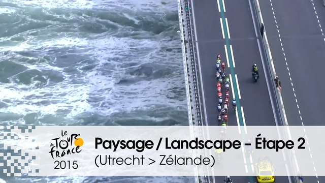 Paysage du jour / Landscape of the day - Étape 2 (Utrecht > Zélande) - Tour de France 2015