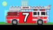 Number Counting Fire Truck #2 - Firetrucks Count 1 to 10 for Kids