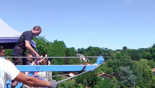 Saut à l'élastique au Viaduc de l'Isle-Jourdain