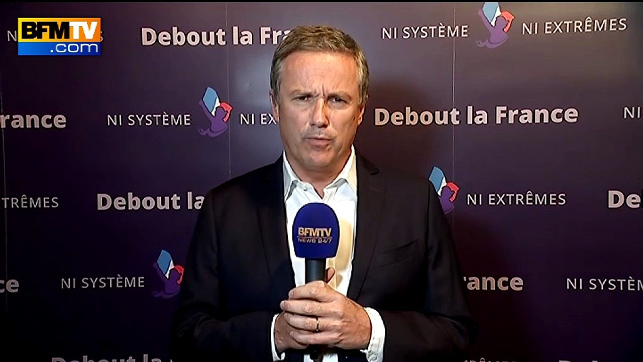 Grèce: "On va vers la sortie de la Grèce de l'euro", analyse Dupont-Aignan