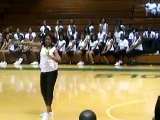 JD Marching Vols Majorette tryouts for 08-09 pt 1