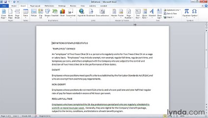 MS Word Understanding the Ribbon