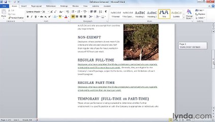 MS Word Using the Navigation pane to find words or phrases in a document